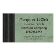 Sage Green Professional / Creative Business Card