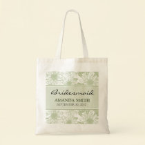 Sage Sunflowers Personalised Wedding Party Bag bags