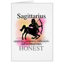 Sagittarius About You Greeting Card