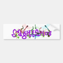 Sagittarius Flowers Bumper Sticker