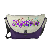 Sagittarius Flowers Commuter Bag