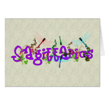 Sagittarius Flowers Greeting Card