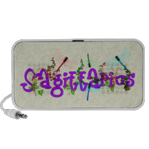 Sagittarius Flowers Laptop Speakers