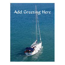 Sail boat Post Card