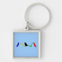 Sailboard Windsurfing sailboarding sailing sports Keychains