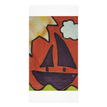 sailboat2 photo greeting card