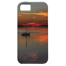 Sailboat On The Sunset iPhone 5 Covers