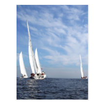 Sailboat Race Postcards