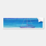 Sailboat Serenity CricketDiane Art Bumper Stickers