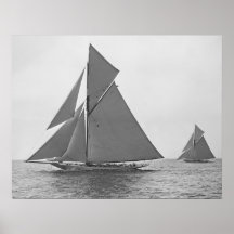 Sailboat Vigilant 1893 Poster