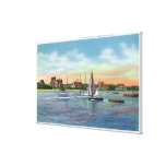 Sailboats in Lewis Bay, Englewood Beach View Gallery Wrap Canvas