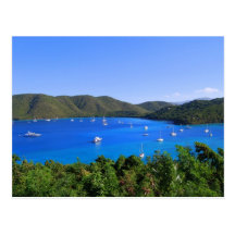 Sailboats, Maho Bay, St. John, U.S.V.I. Postcard