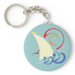Sailing Abstract Keychain keychains