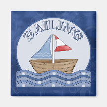 Sailing Boat Fridge Magnets