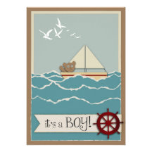 Sailing Card B2 Personalized Invite