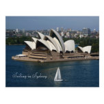 Sailing in Sydney Post Card