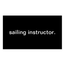 Sailing Instructor Business Cards