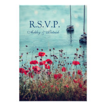 Sailing on the sea of love RSVP Invite