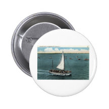 Sailing Party Wildwood by the Sea NJ Vintage 1934 Pinback Buttons