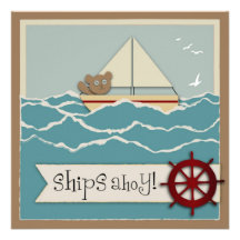 Sailing Square Custom Invitations