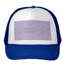 Sailor Stripes - Navy Blue and White Trucker Hat