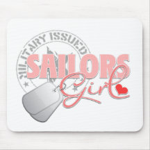 Sailors Girl Issued Mousemats