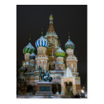 saint basil's night postcard