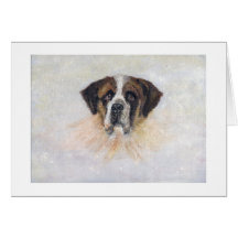 Saint Bernard Card