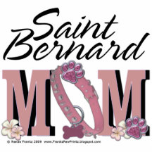 Saint Bernard MOM Photo Cut Out