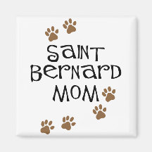 Saint Bernard Mum Magnets