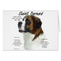Saint Bernard (rough) History Design Cards