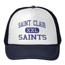 Saint Clair - Saints - High - Saint Clair Michigan Mesh Hat