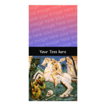 Saint George,Dragon and Princess Personalised Photo Card