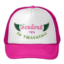 Saint in Training (pink) hat
