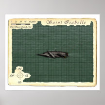 Saint Isabelle (Bird’s Eye View) Battle Map Poster