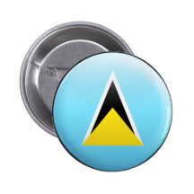 Saint Lucia Flag Pins