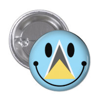 Saint Lucia Smiley Pins