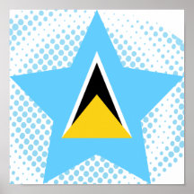 Saint+Lucia Star Posters