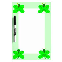 Saint Patricks Day Butterfly Memo Board Dry-Erase Whiteboards