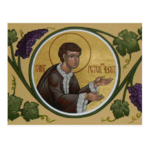 Saint Peter the Aleut Prayer Card Post Card
