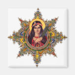 Saint Philomena, patron of babies & children Fridge Magnets