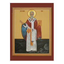 Saint Silas Prayer Card Post Card