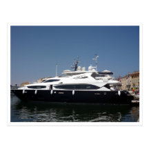 saint tropez maxi boats postcard