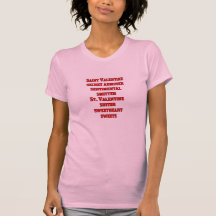 Saint Valentine secret admirer sentimental smitten T-shirt