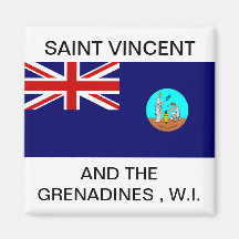 SAINT VINCENT REFRIGERATOR MAGNET