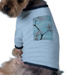 Sakura cherry Ukiyo-e. Doggie Tshirt
