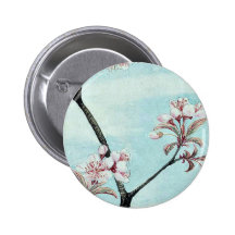 Sakura cherry Ukiyo-e. Pin
