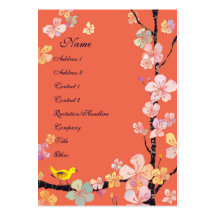 Sakura Florists Business Cards
