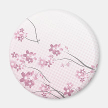 Sakura Flowers Refrigerator Magnets