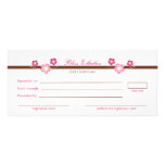 Sakura Gift Certificate Template Rack Card Design